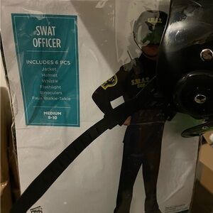 Brand New SWAT Halloween Costume Child Medium 8-10